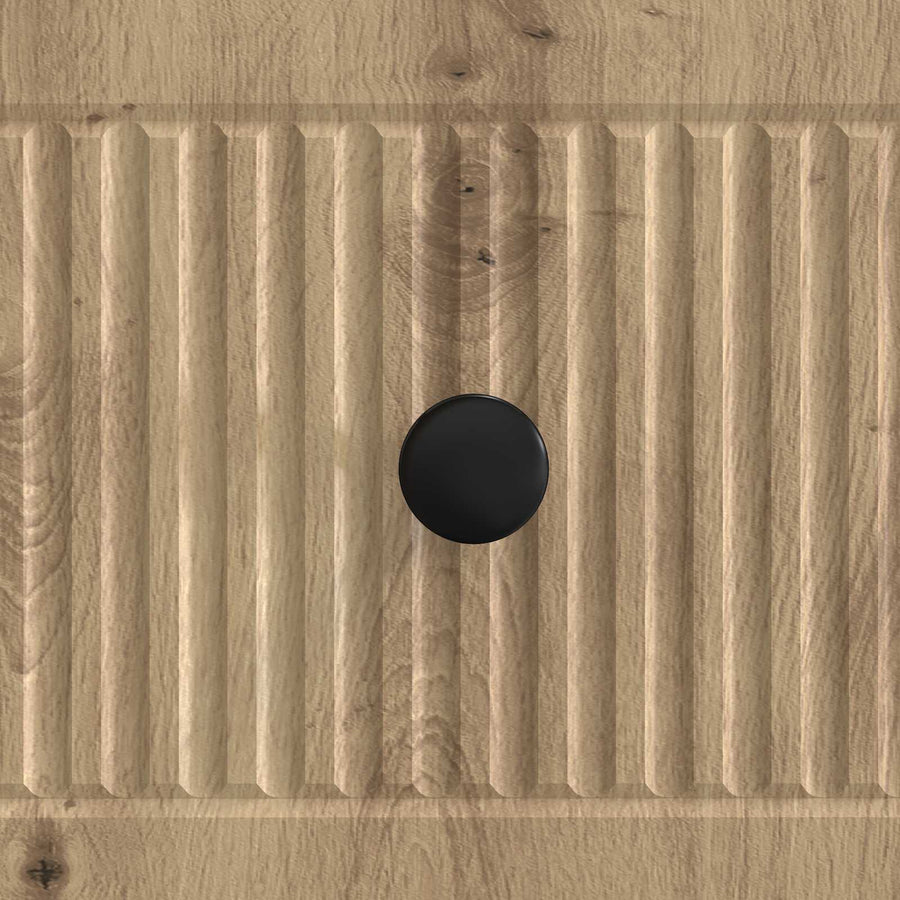 TV-kast Artisanaal eiken 147 x 34,5 x 30 cm Bewerkt hout