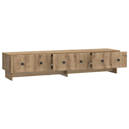 TV-kast Artisanaal eiken 147 x 34,5 x 30 cm Bewerkt hout