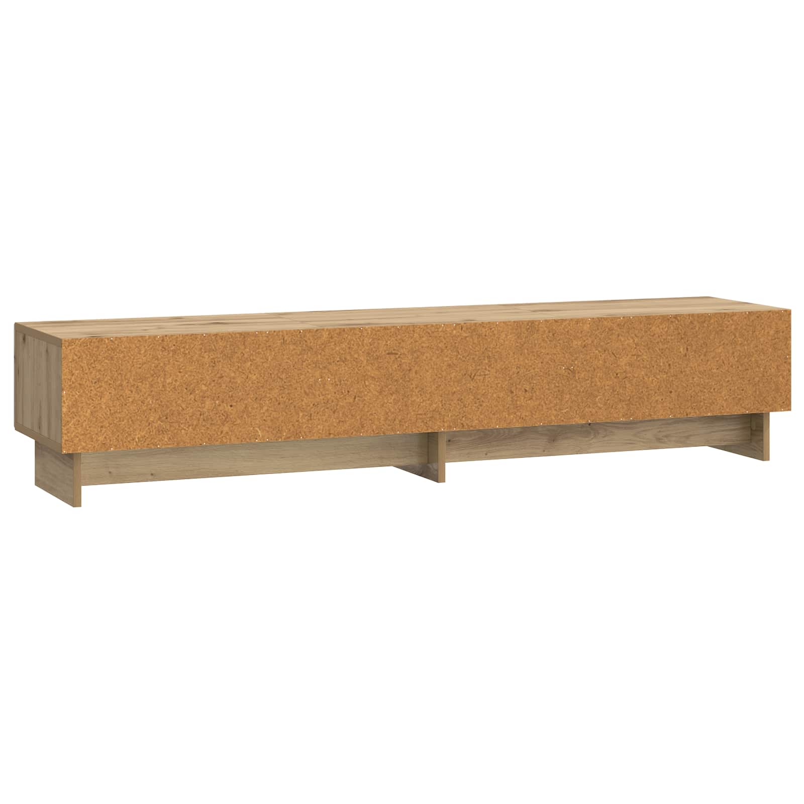 TV-kast Artisanaal eiken 147 x 34,5 x 30 cm Bewerkt hout
