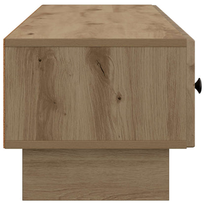 TV-kast Artisanaal eiken 147 x 34,5 x 30 cm Bewerkt hout