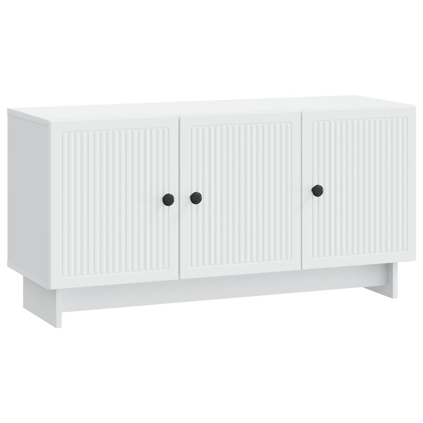 TV-kast Wit 99 x 34,5 x 50 cm Bewerkt hout