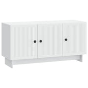 Tv-kast 99x34,5x50 cm wit bewerkt hout