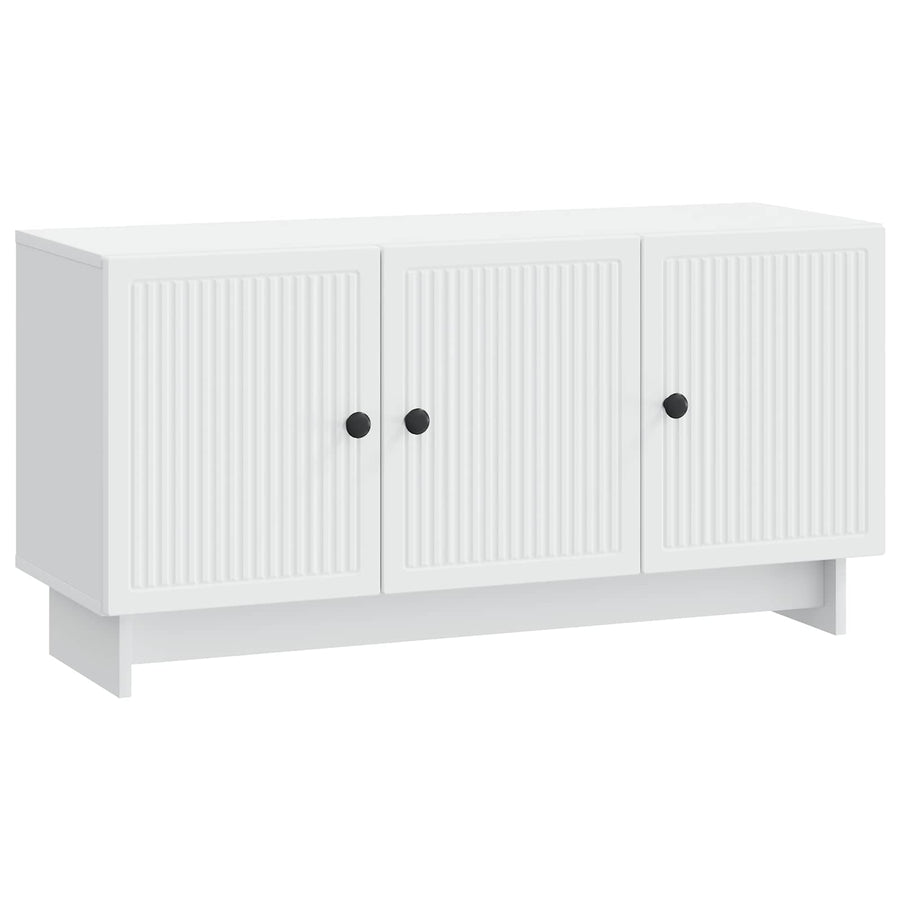 TV-kast Wit 99 x 34,5 x 50 cm Bewerkt hout