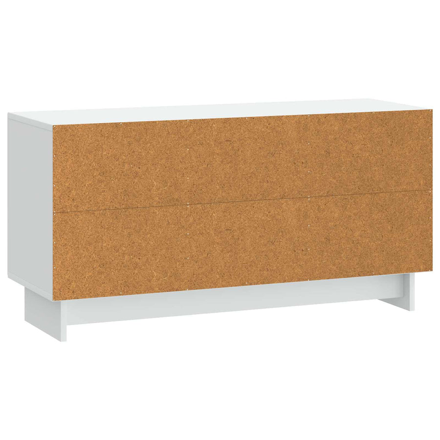 TV-kast Wit 99 x 34,5 x 50 cm Bewerkt hout