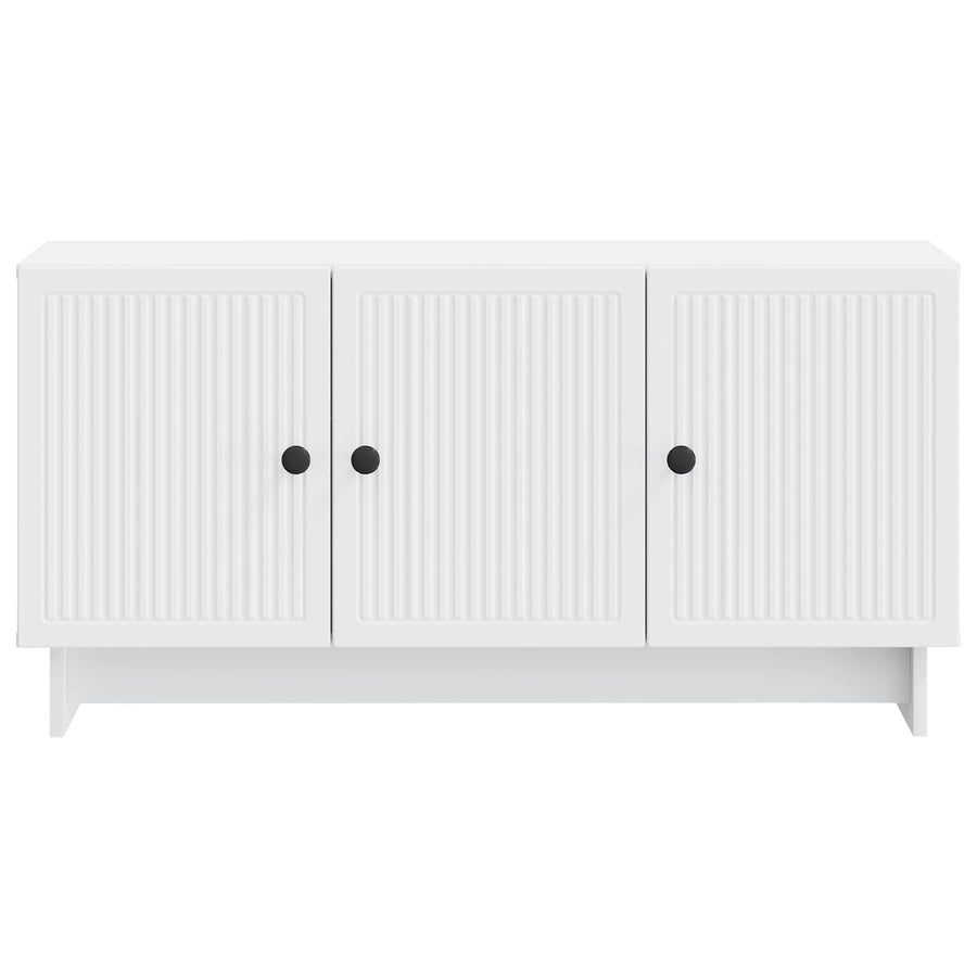TV-kast Wit 99 x 34,5 x 50 cm Bewerkt hout