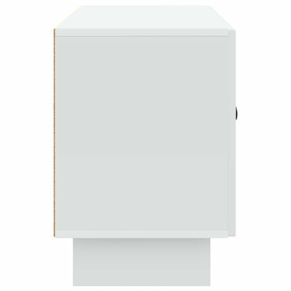 TV-kast Wit 99 x 34,5 x 50 cm Bewerkt hout