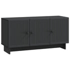 TV-kast 99x34,5x50 cm zwart bewerkt hout