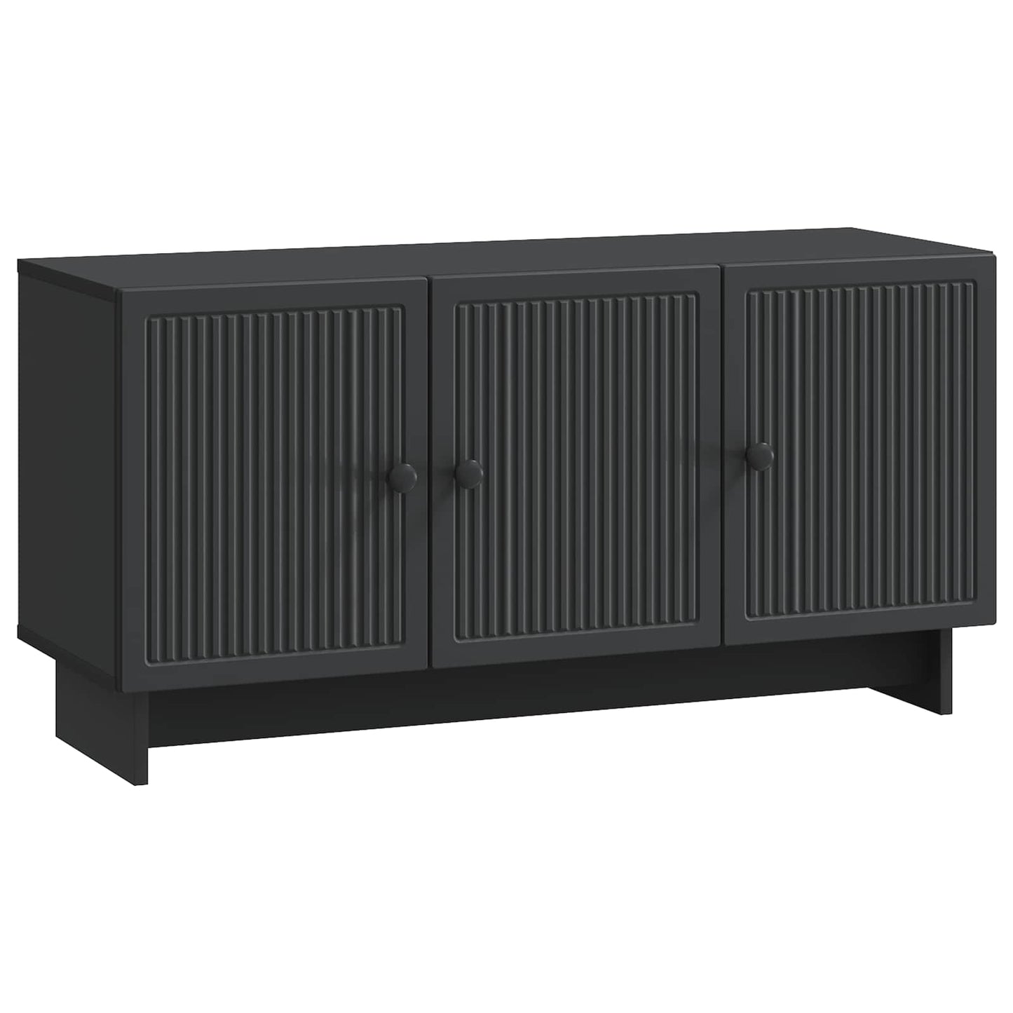 TV-kast Zwart 99 x 34,5 x 50 cm Bewerkt hout