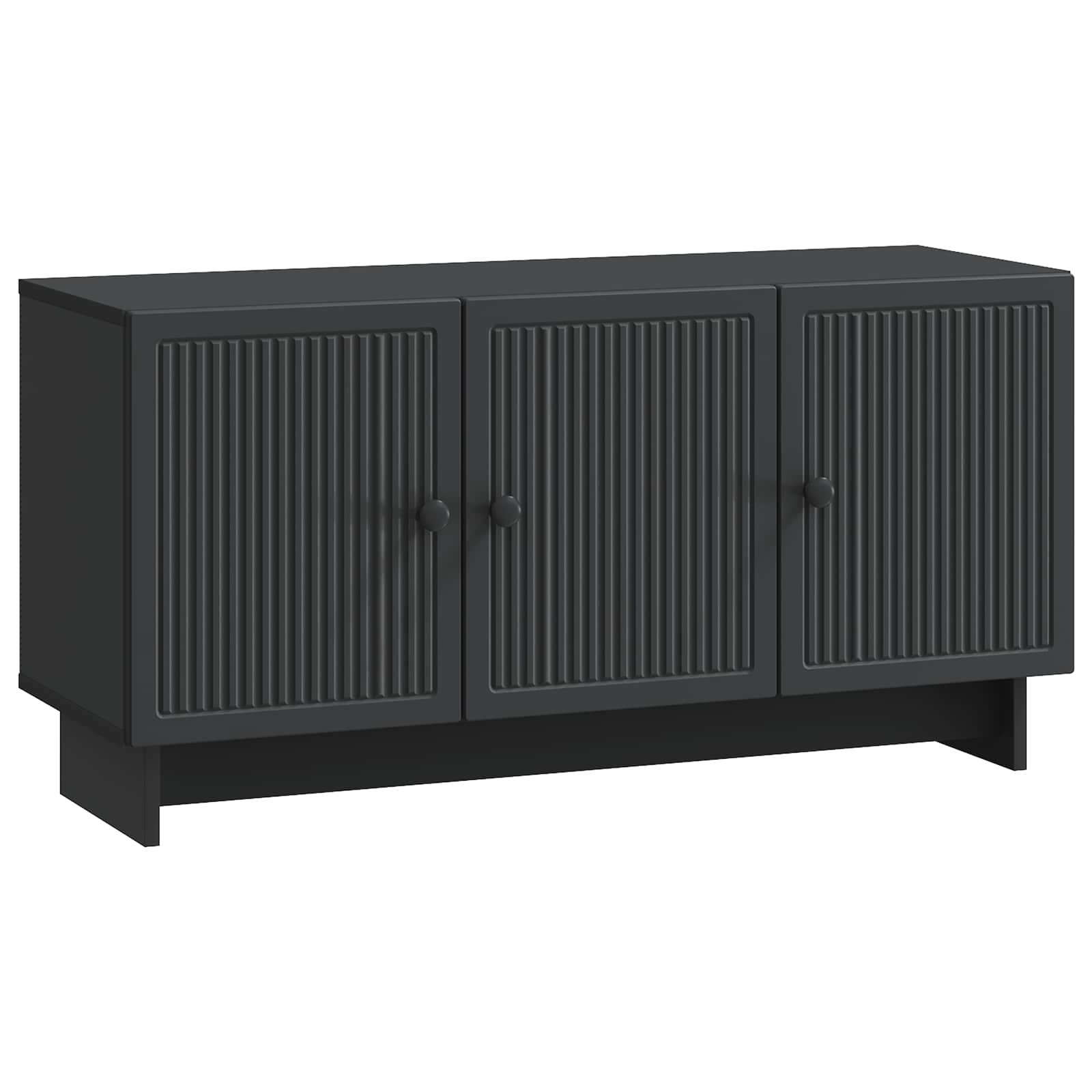TV-kast Zwart 99 x 34,5 x 50 cm Bewerkt hout
