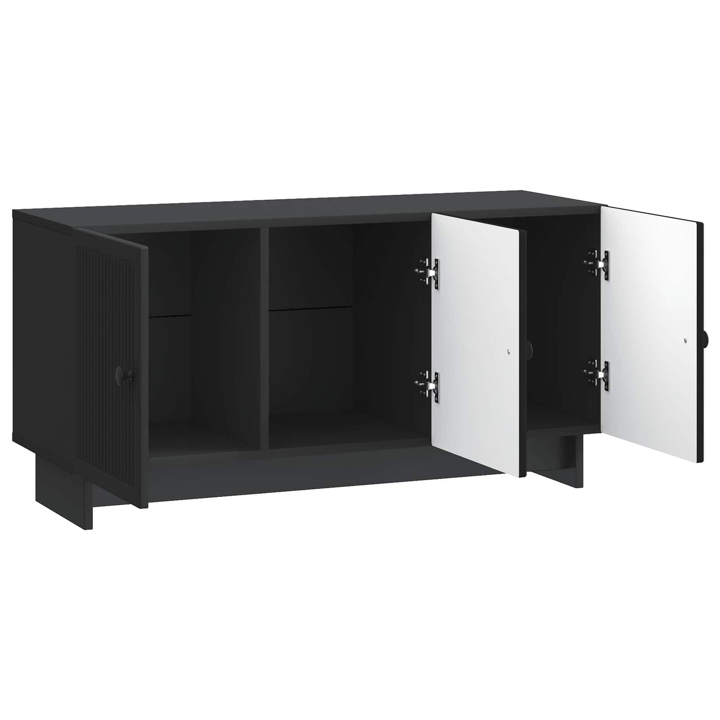TV-kast Zwart 99 x 34,5 x 50 cm Bewerkt hout