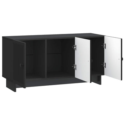 TV-kast Zwart 99 x 34,5 x 50 cm Bewerkt hout