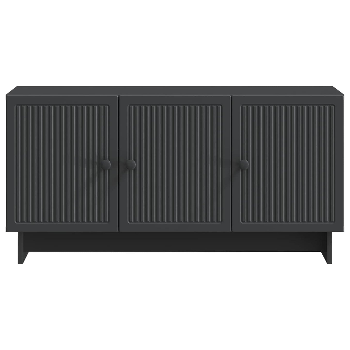 TV-kast Zwart 99 x 34,5 x 50 cm Bewerkt hout