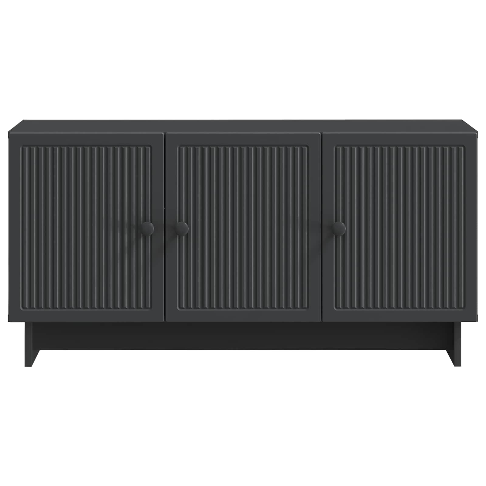 TV-kast Zwart 99 x 34,5 x 50 cm Bewerkt hout