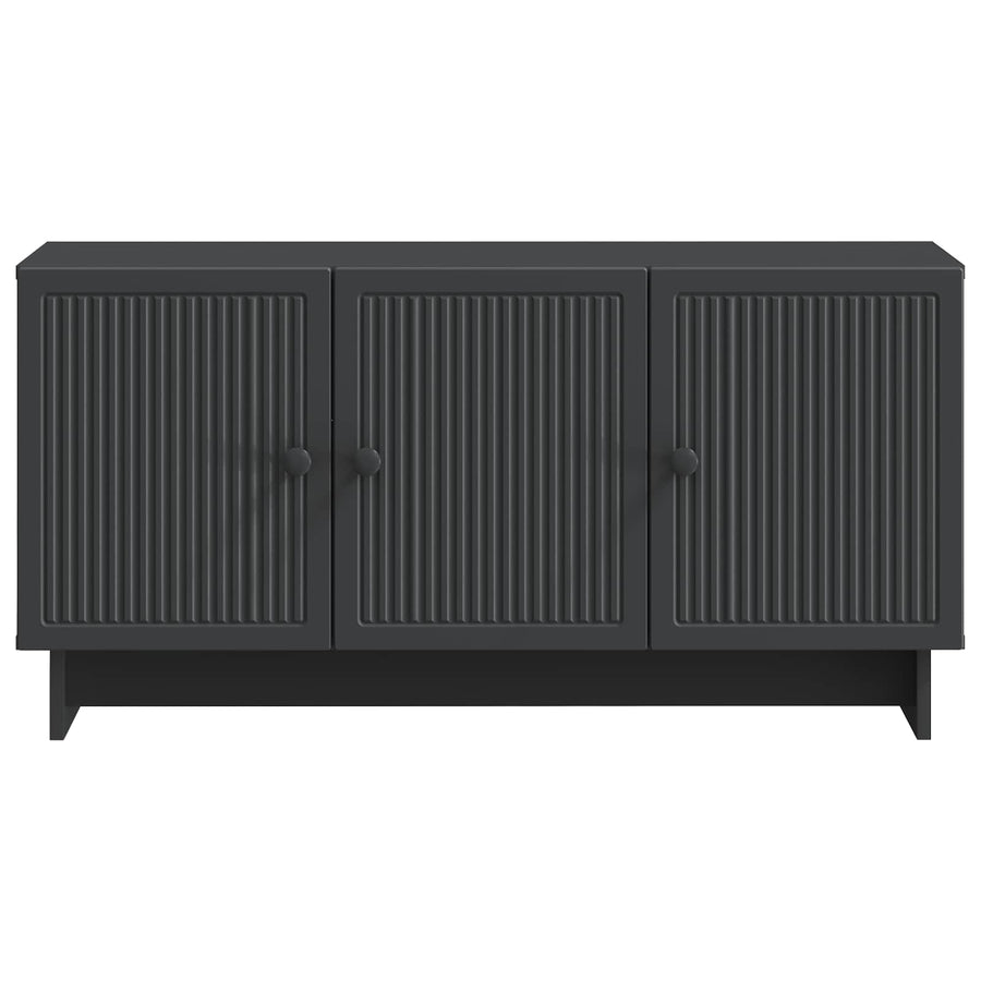 TV-kast Zwart 99 x 34,5 x 50 cm Bewerkt hout