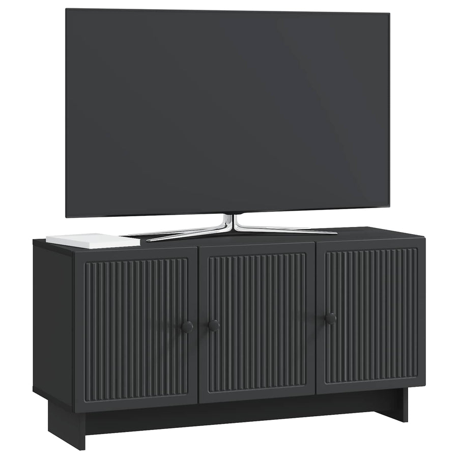TV-kast Zwart 99 x 34,5 x 50 cm Bewerkt hout