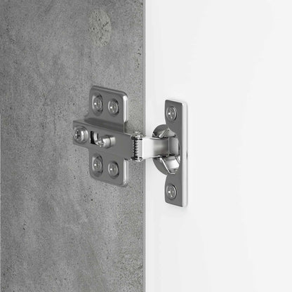 TV-kast Betongrijs 99 x 34,5 x 50 cm Bewerkt hout