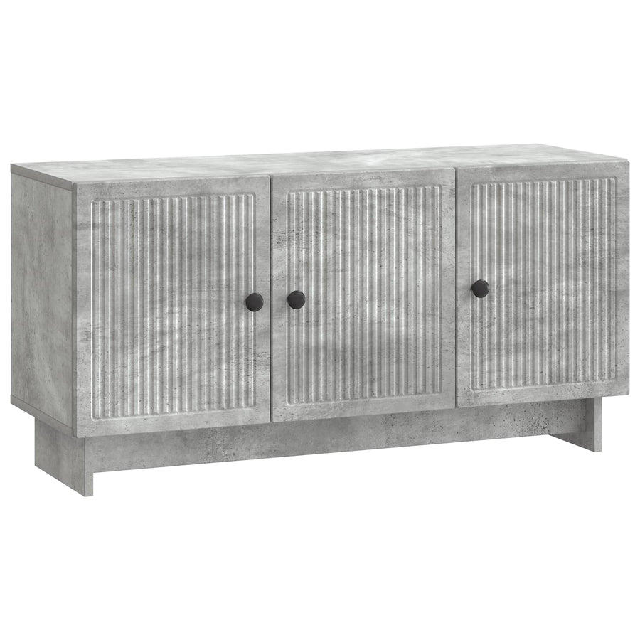 TV-kast Betongrijs 99 x 34,5 x 50 cm Bewerkt hout