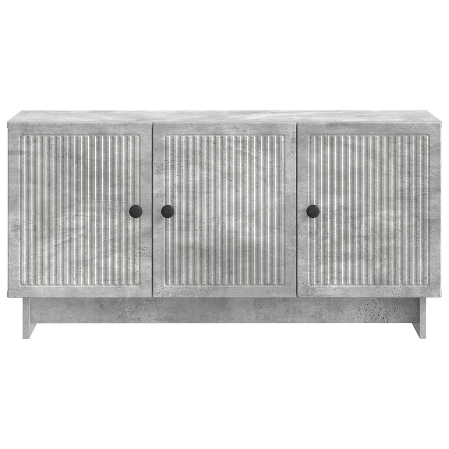 TV-kast Betongrijs 99 x 34,5 x 50 cm Bewerkt hout