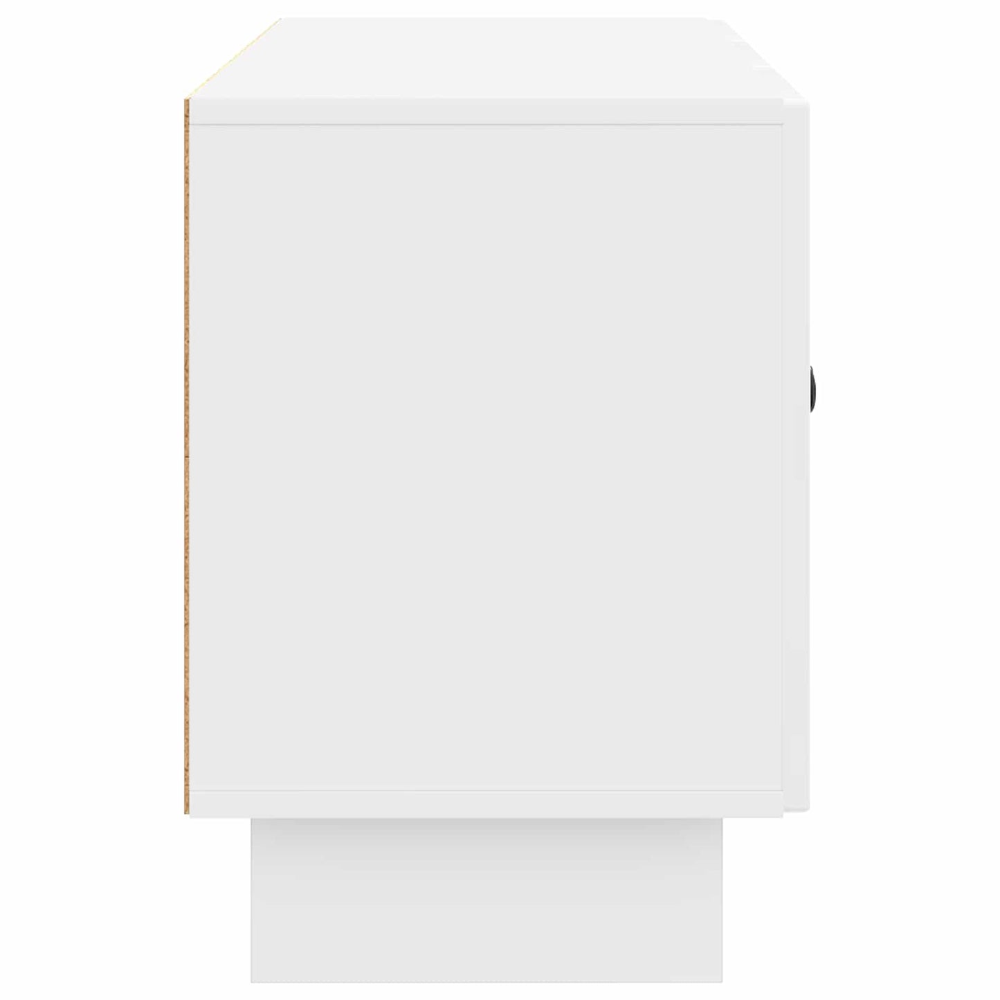 TV-kast Hoogglans Wit 99 x 34,5 x 50 cm Bewerkt hout