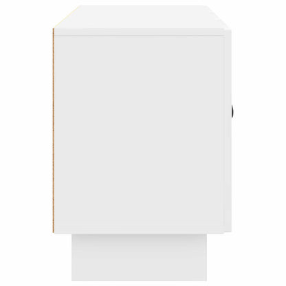 TV-kast Hoogglans Wit 99 x 34,5 x 50 cm Bewerkt hout