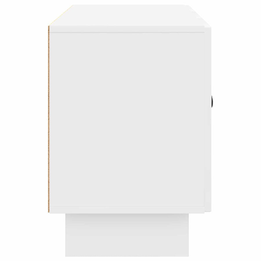 TV-kast Hoogglans Wit 99 x 34,5 x 50 cm Bewerkt hout