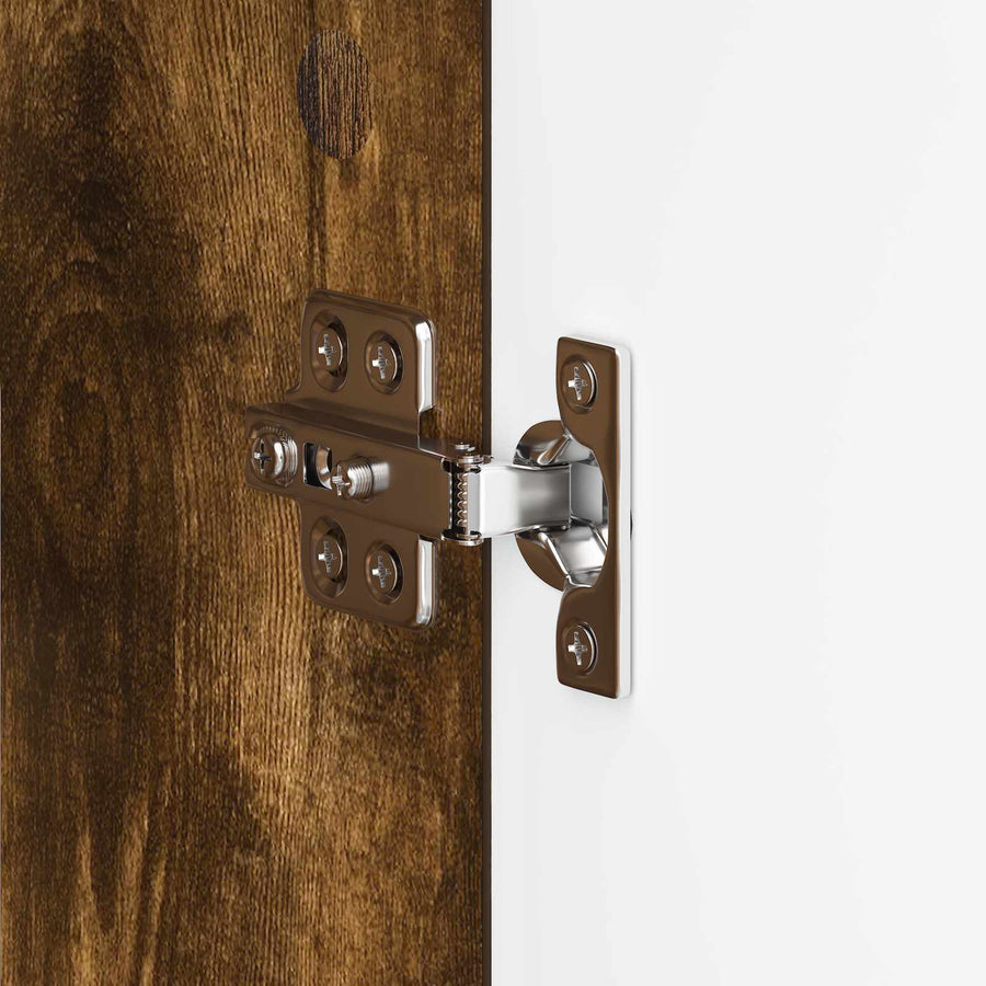 TV-kast Gerookt eiken 99 x 34,5 x 50 cm Bewerkt hout