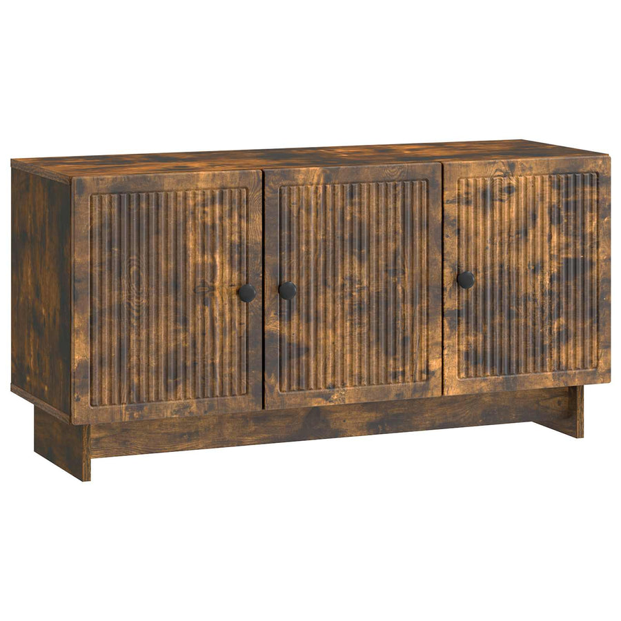 TV-kast Gerookt eiken 99 x 34,5 x 50 cm Bewerkt hout