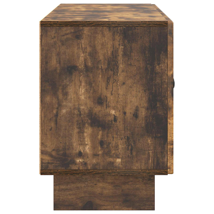TV-kast Gerookt eiken 99 x 34,5 x 50 cm Bewerkt hout