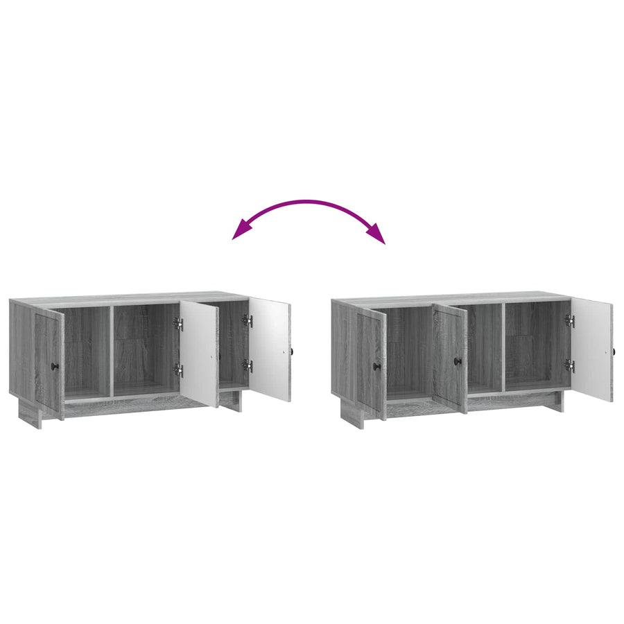 TV-kast Grijs sonoma 99 x 34,5 x 50 cm Bewerkt hout