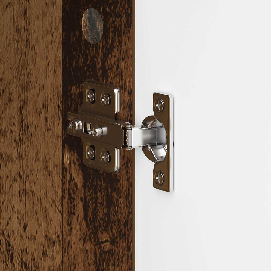 TV-kast Oud hout 99 x 34,5 x 50 cm Bewerkt hout
