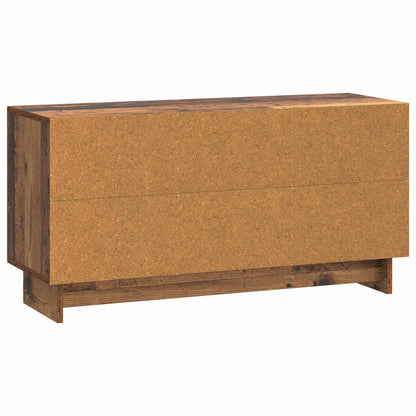 TV-kast Oud hout 99 x 34,5 x 50 cm Bewerkt hout
