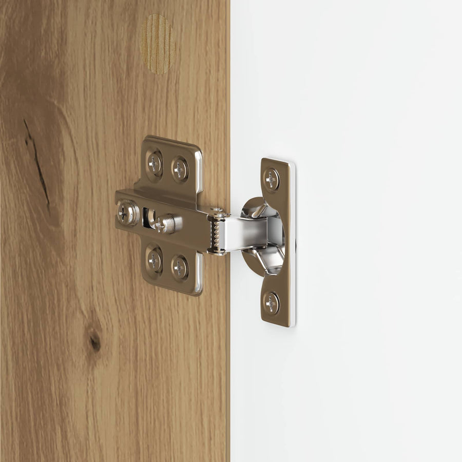TV-kast Artisanaal eiken 99 x 34,5 x 50 cm Bewerkt hout