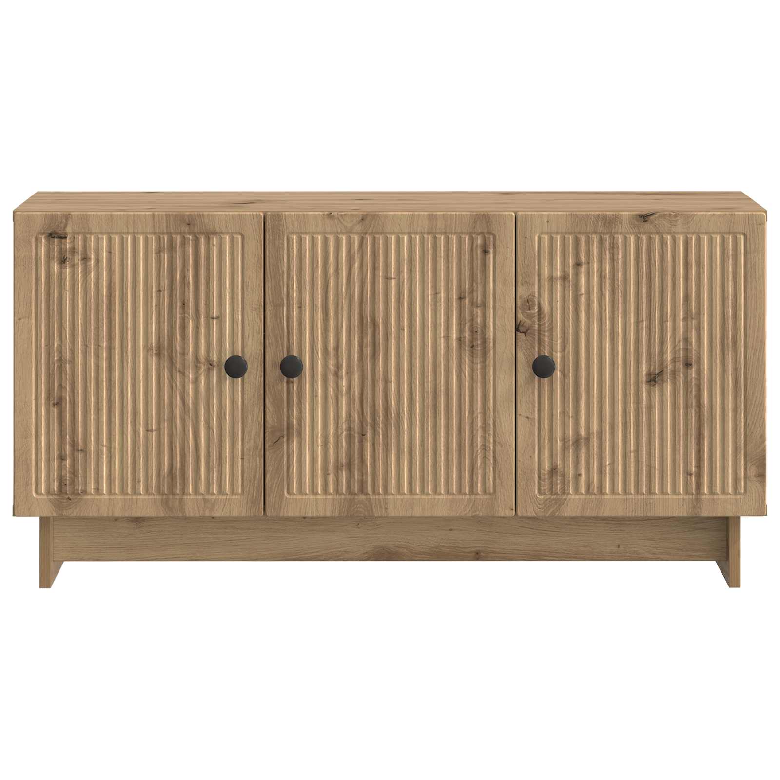 TV-kast Artisanaal eiken 99 x 34,5 x 50 cm Bewerkt hout