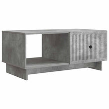 Salontafel Betongrijs 90 x 50 x 40 cm Bewerkt hout