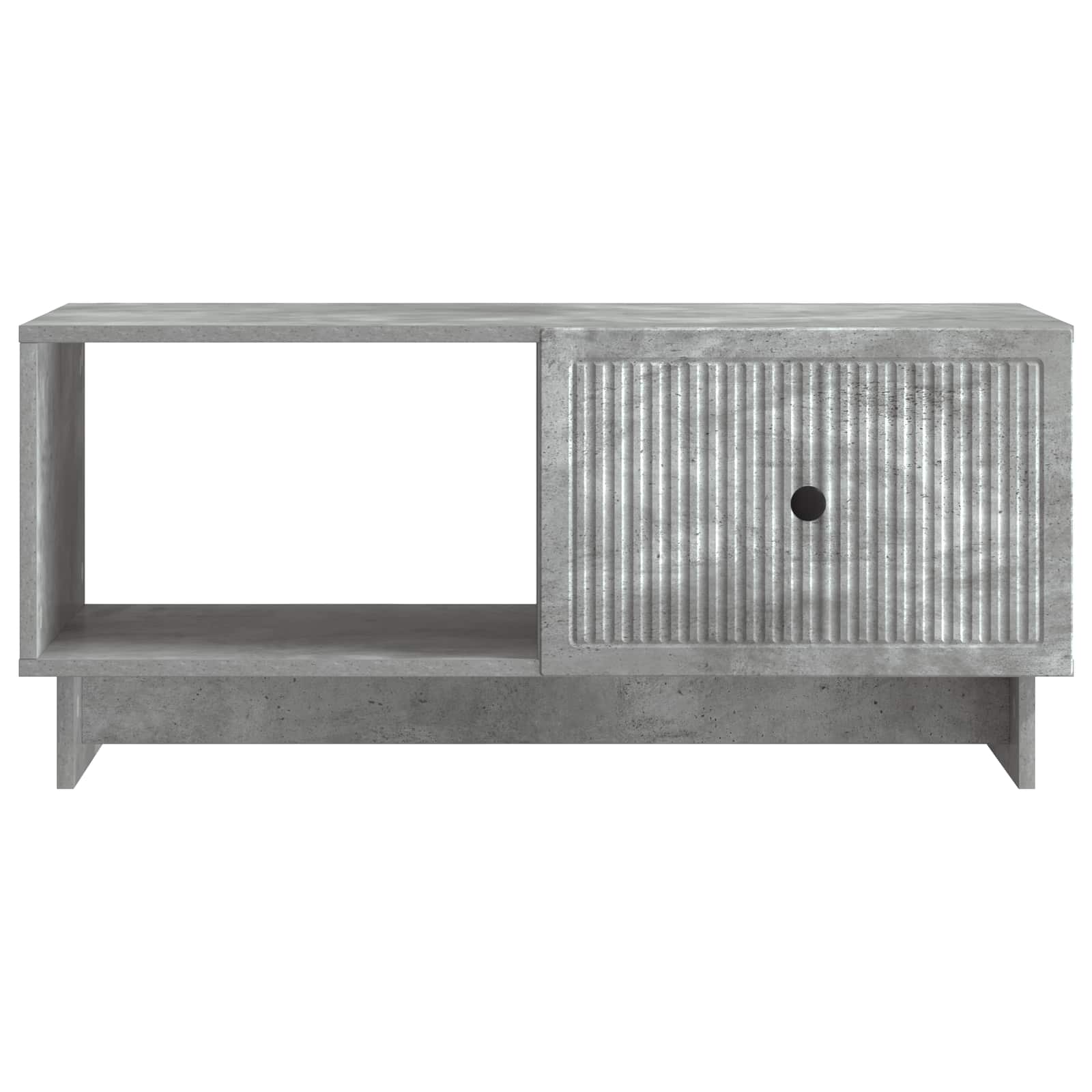 Salontafel Betongrijs 90 x 50 x 40 cm Bewerkt hout
