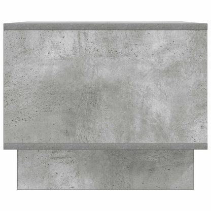 Salontafel Betongrijs 90 x 50 x 40 cm Bewerkt hout