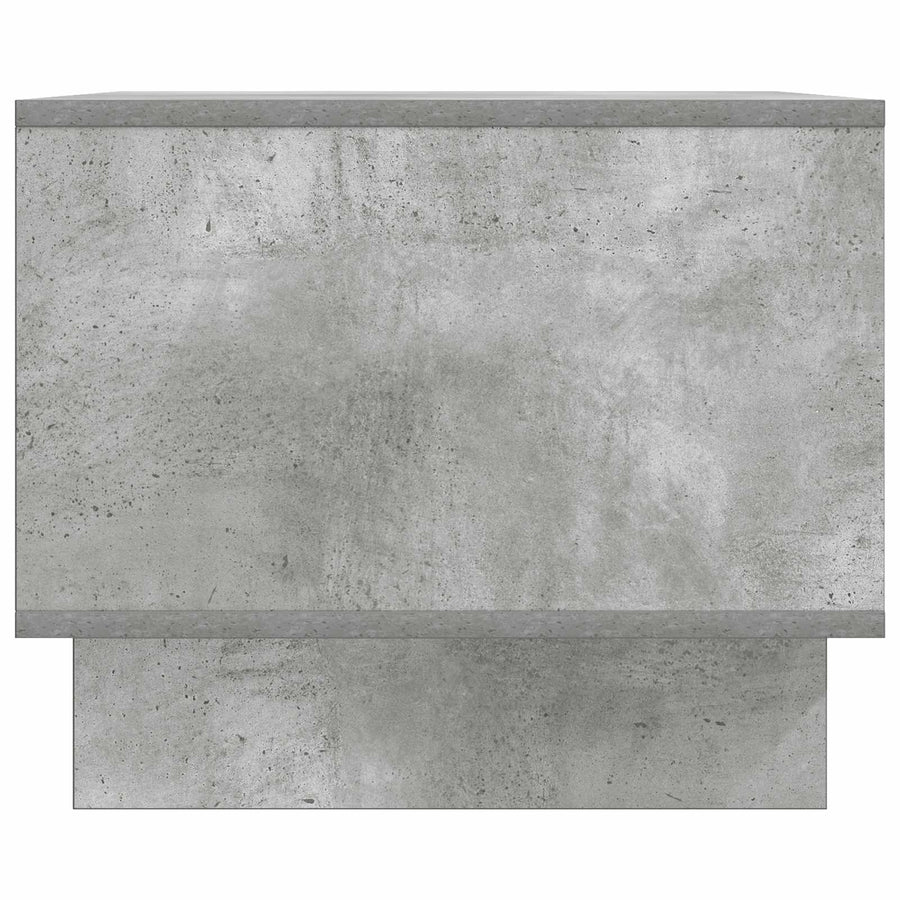Salontafel Betongrijs 90 x 50 x 40 cm Bewerkt hout