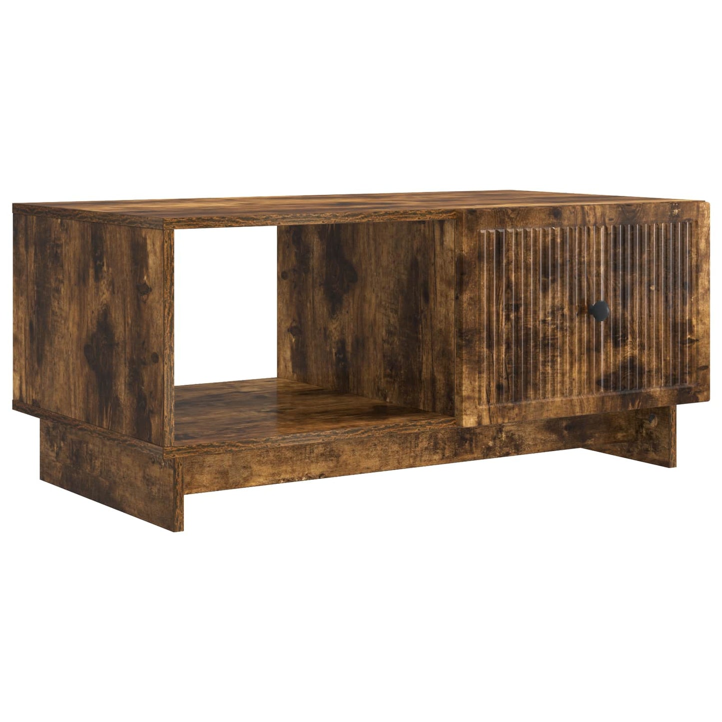 Salontafel Gerookt eiken 90 x 50 x 40 cm Bewerkt hout
