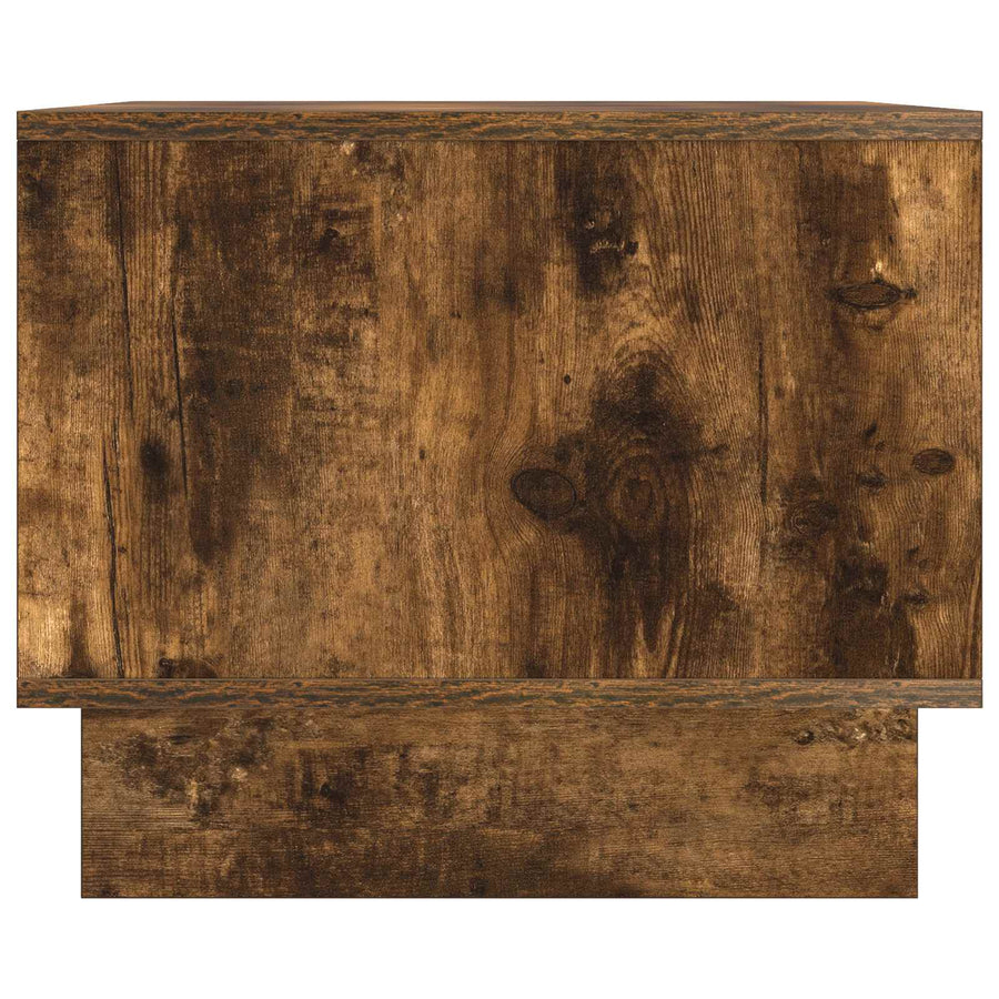 Salontafel Gerookt eiken 90 x 50 x 40 cm Bewerkt hout