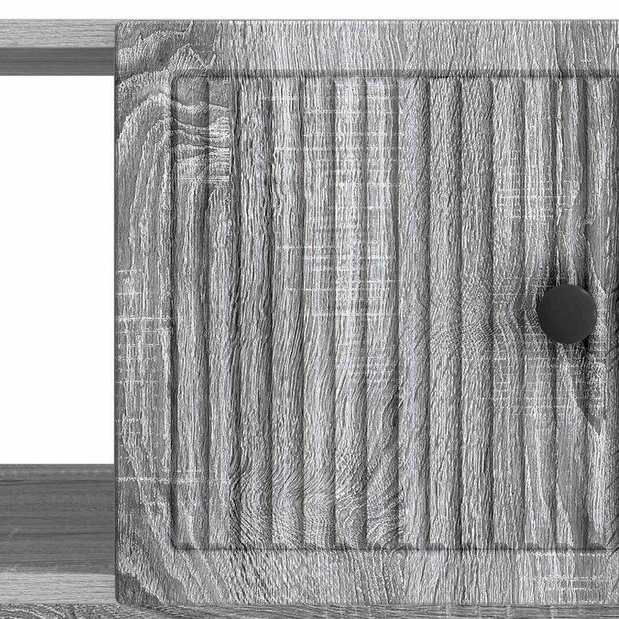 Salontafel Grijs sonoma 90 x 50 x 40 cm Bewerkt hout