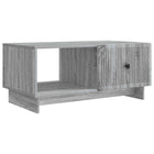 Salontafel grijs sonoma 90x50x40 cm bewerkt hout