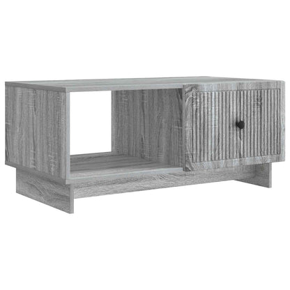 Salontafel Grijs sonoma 90 x 50 x 40 cm Bewerkt hout