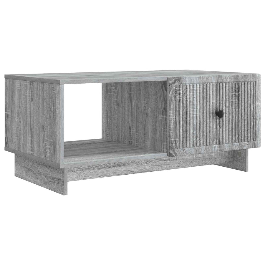 Salontafel Grijs sonoma 90 x 50 x 40 cm Bewerkt hout