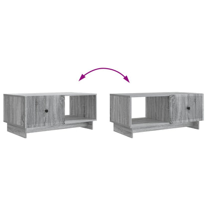 Salontafel Grijs sonoma 90 x 50 x 40 cm Bewerkt hout