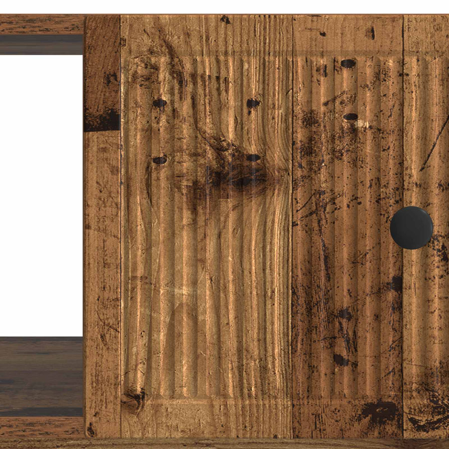 Salontafel Oud hout 90 x 50 x 40 cm Bewerkt hout