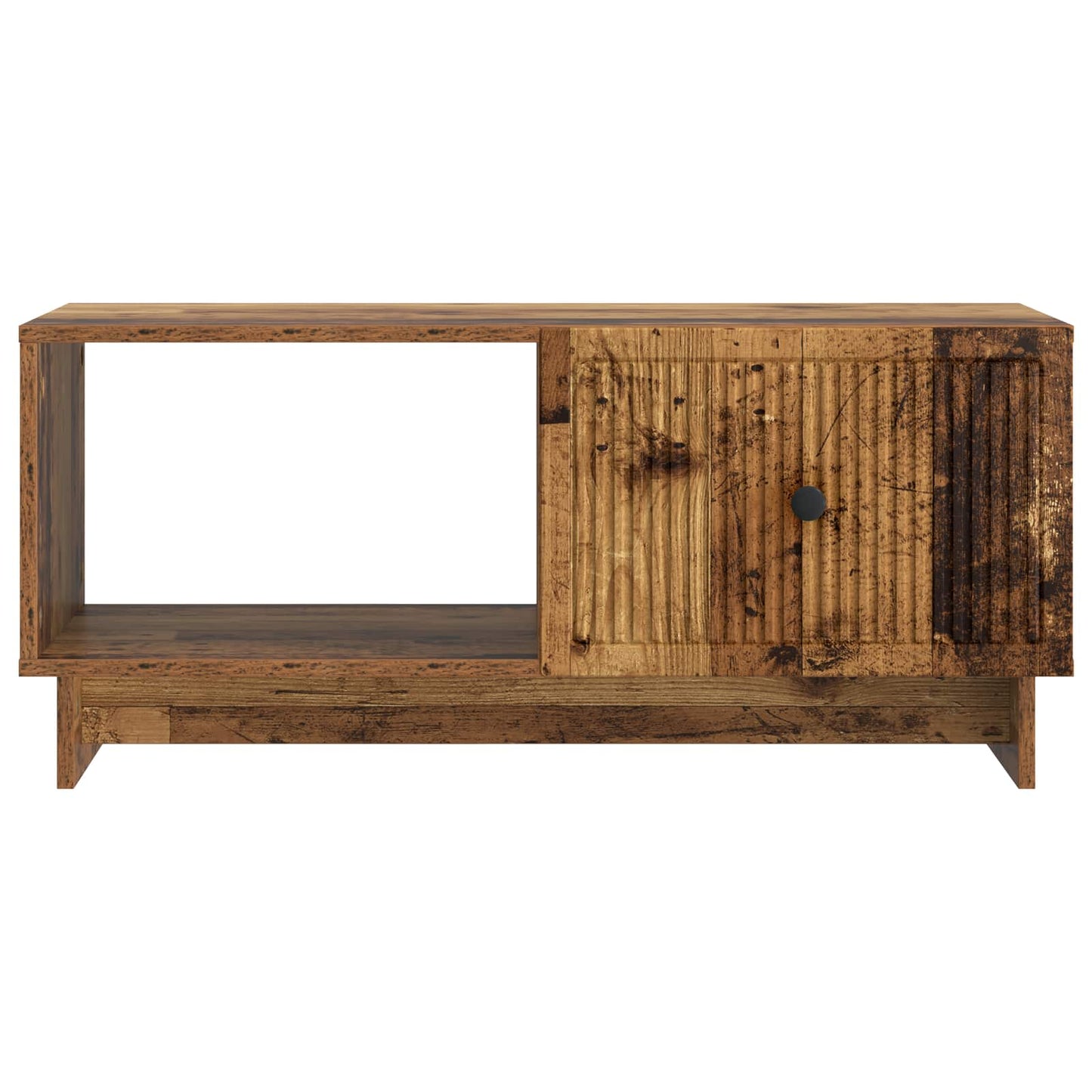 Salontafel Oud hout 90 x 50 x 40 cm Bewerkt hout