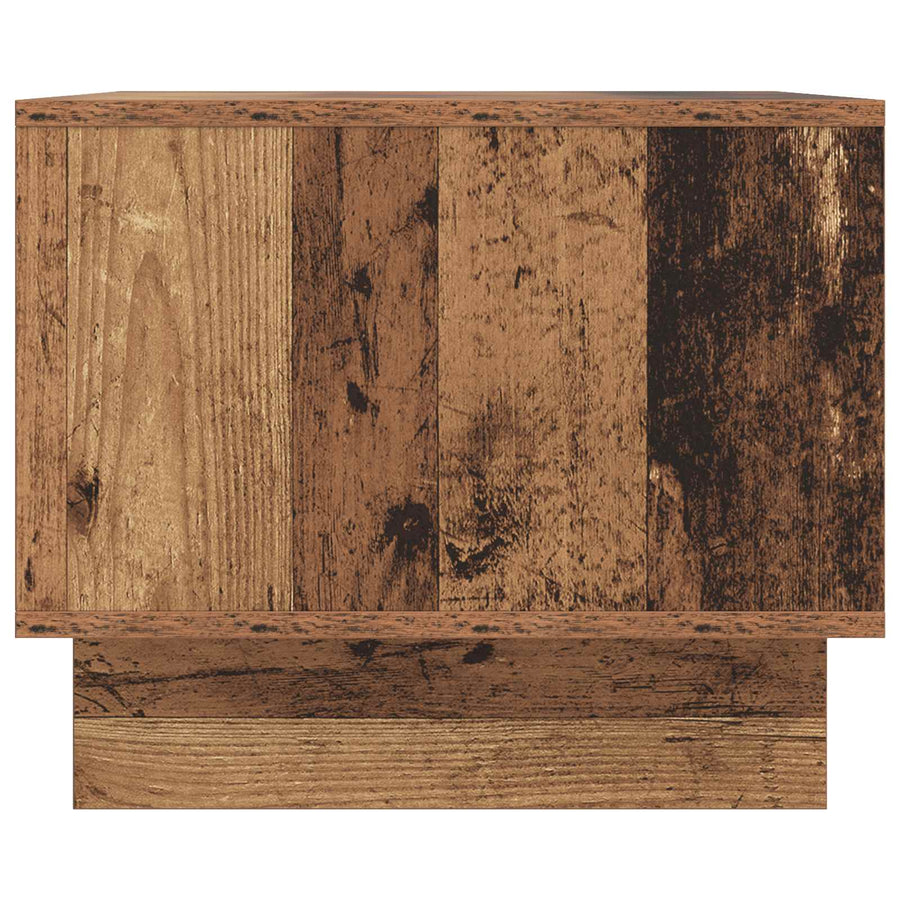 Salontafel Oud hout 90 x 50 x 40 cm Bewerkt hout