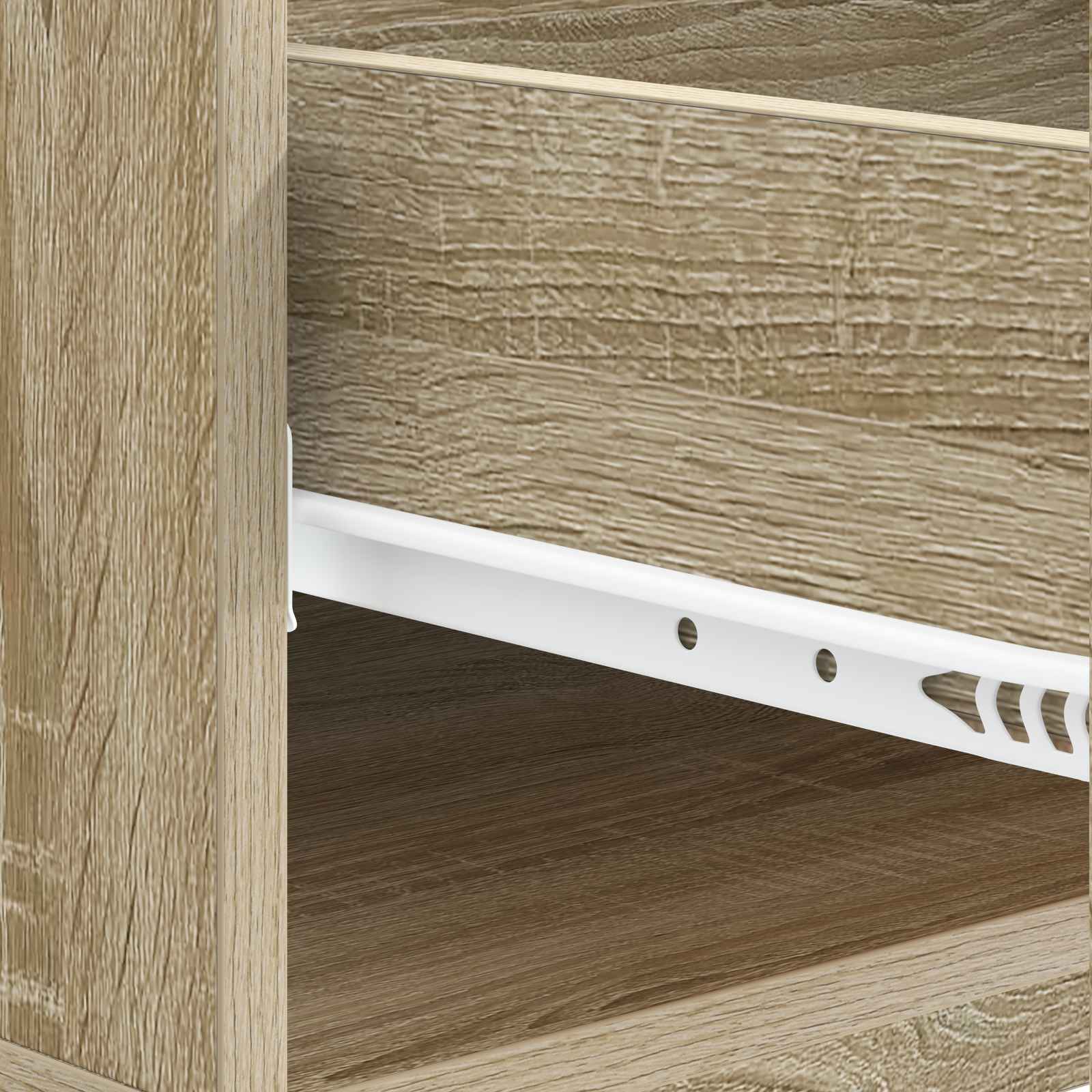 Salontafel met lade Sonoma Eiken 49 x 50 x 40 cm Bewerkt hout