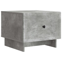 Salontafel met lade Betongrijs 49 x 50 x 40 cm Bewerkt hout
