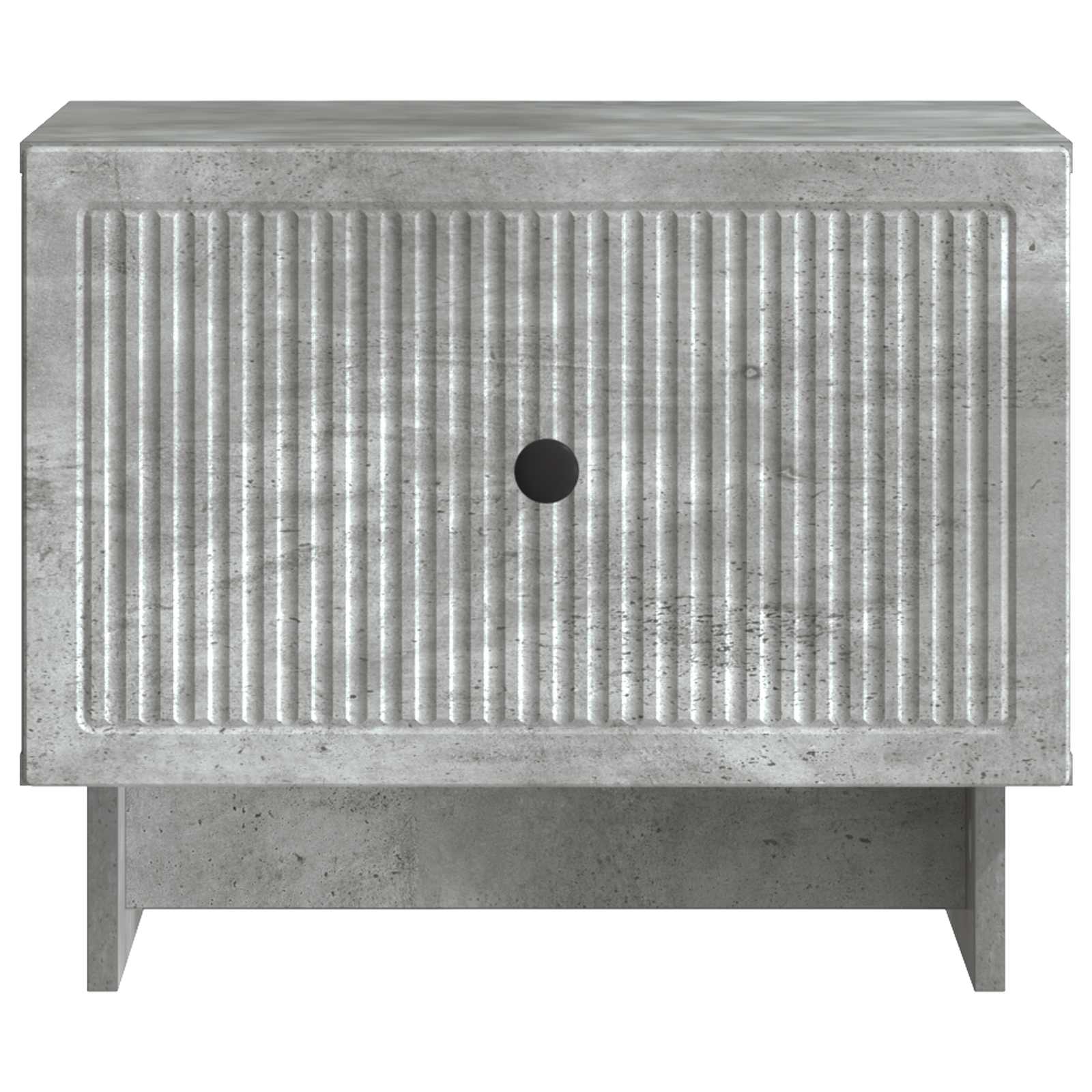 Salontafel met lade Betongrijs 49 x 50 x 40 cm Bewerkt hout